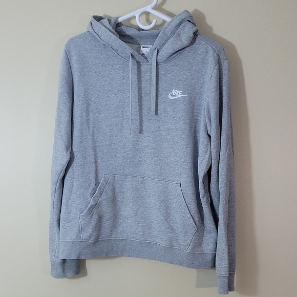 Nike Womens Light Gray Hoodie Sz Large .  KT - Picture 1 of 5
